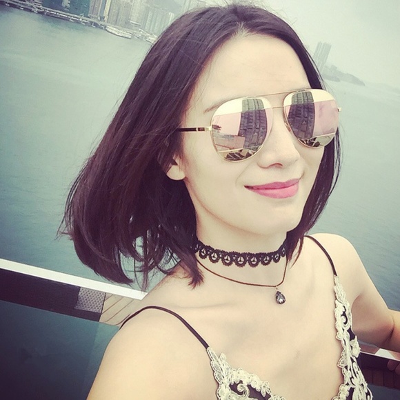 Jewelry - NEW crystal double layer lace choker necklace